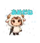 もふもふ羊♡表情豊かな毎日スタンプ（個別スタンプ：25）