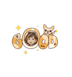 ちびキャラCREAちゃん①（個別スタンプ：4）