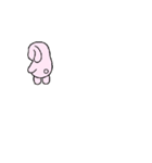 あまりにもかわいい☆動く生粋のウサギさん（個別スタンプ：14）