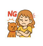 トイプードルと仲良しの日常会話スタンプ（個別スタンプ：13）