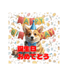 ワンコちゃんのお祝い＆ごあいさつ（個別スタンプ：31）