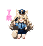 元気いっぱい！犬のおまわりさん（個別スタンプ：8）