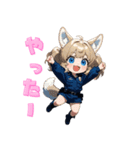 元気いっぱい！犬のおまわりさん（個別スタンプ：11）