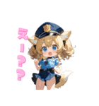 元気いっぱい！犬のおまわりさん（個別スタンプ：26）