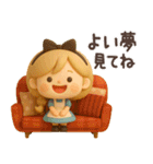 【3D】アリスちゃん・秋（個別スタンプ：30）