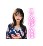 【罵倒と誘惑】ずっと使える浴衣AI美女（個別スタンプ：9）