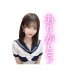 【夜職】制服コスをするAI美人（個別スタンプ：6）