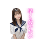 【夜職】制服コスをするAI美人（個別スタンプ：10）
