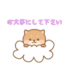 [お大事にして下さい専用]お空のワンコ（個別スタンプ：9）