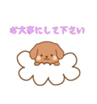 [お大事にして下さい専用]お空のワンコ（個別スタンプ：13）