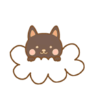 [アレンジ用]お空のワンコ（個別スタンプ：7）