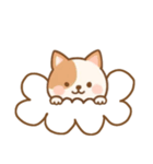 [アレンジ用]お空のワンコ（個別スタンプ：9）