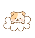 [アレンジ用]お空のワンコ（個別スタンプ：11）