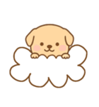 [アレンジ用]お空のワンコ（個別スタンプ：14）