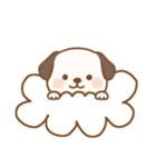 [アレンジ用]お空のワンコ（個別スタンプ：15）