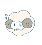ふわふわひつじちゃんスタンプ（個別スタンプ：6）