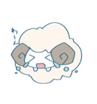 ふわふわひつじちゃんスタンプ（個別スタンプ：7）