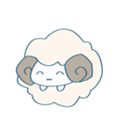 ふわふわひつじちゃんスタンプ（個別スタンプ：13）