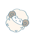 ふわふわひつじちゃんスタンプ（個別スタンプ：20）