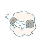 ふわふわひつじちゃんスタンプ（個別スタンプ：25）