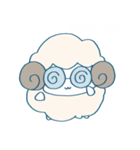 ふわふわひつじちゃんスタンプ（個別スタンプ：26）