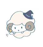 ふわふわひつじちゃんスタンプ（個別スタンプ：27）