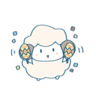 ふわふわひつじちゃんスタンプ（個別スタンプ：28）