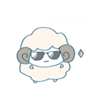 ふわふわひつじちゃんスタンプ（個別スタンプ：30）