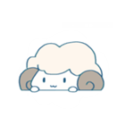 ふわふわひつじちゃんスタンプ（個別スタンプ：31）