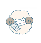 ふわふわひつじちゃんスタンプ（個別スタンプ：33）