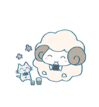 ふわふわひつじちゃんスタンプ（個別スタンプ：37）