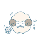 ふわふわひつじちゃんスタンプ（個別スタンプ：39）