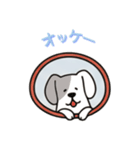 [オッケー専用]窓からお出迎えする犬（個別スタンプ：12）