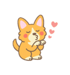 癒しのかわいいコーギー！（個別スタンプ：10）