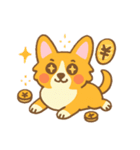癒しのかわいいコーギー！（個別スタンプ：11）