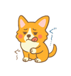 癒しのかわいいコーギー！（個別スタンプ：14）