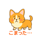 癒しのかわいいコーギー！（個別スタンプ：19）