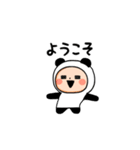 ▶︎動く！パンダタイツまる③（個別スタンプ：17）