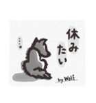 ネガティブ動物〜猫背の哀愁〜日常スタンプ（個別スタンプ：9）
