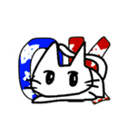 おにゃんぴすたんぷ クラフト（個別スタンプ：6）