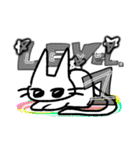 おにゃんぴすたんぷ クラフト（個別スタンプ：38）