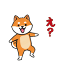 シバ犬と一緒の日常（個別スタンプ：1）