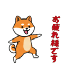 シバ犬と一緒の日常（個別スタンプ：8）
