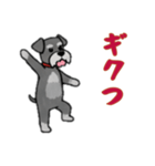 シュナウザーと一緒だよ（個別スタンプ：9）