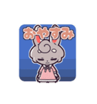 "こもれび日記", ウサギの子, 日常（個別スタンプ：9）