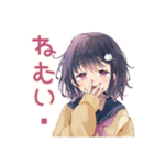 ふんわり女子中学生の秋（個別スタンプ：15）