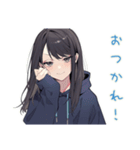 陰キャ女子の推し活バイト★（個別スタンプ：11）