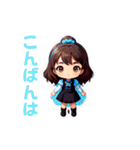 女の子ちゃんの日常スタンプ（個別スタンプ：2）