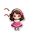 女の子ちゃんの日常スタンプ（個別スタンプ：15）
