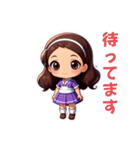 女の子ちゃんの日常スタンプ（個別スタンプ：22）